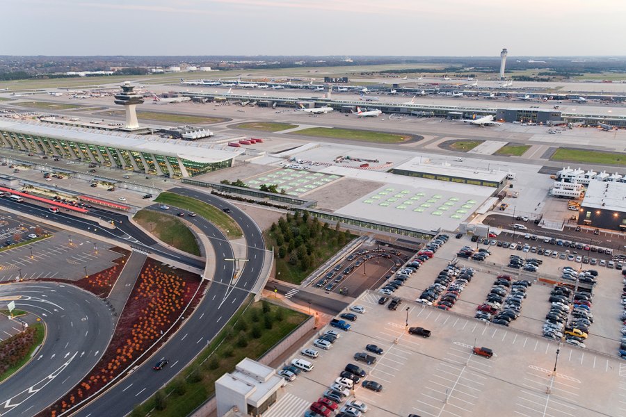 James A. Wilding International Arrivals Hall At Washington Dulles ...