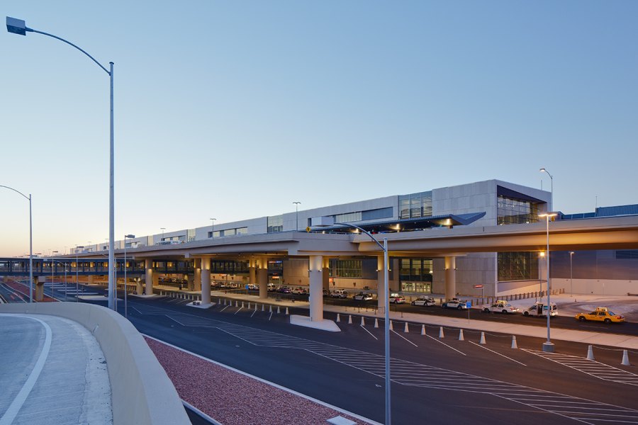 Terminal 3 Departures Level Bridge at Harry Reid International Airport ...